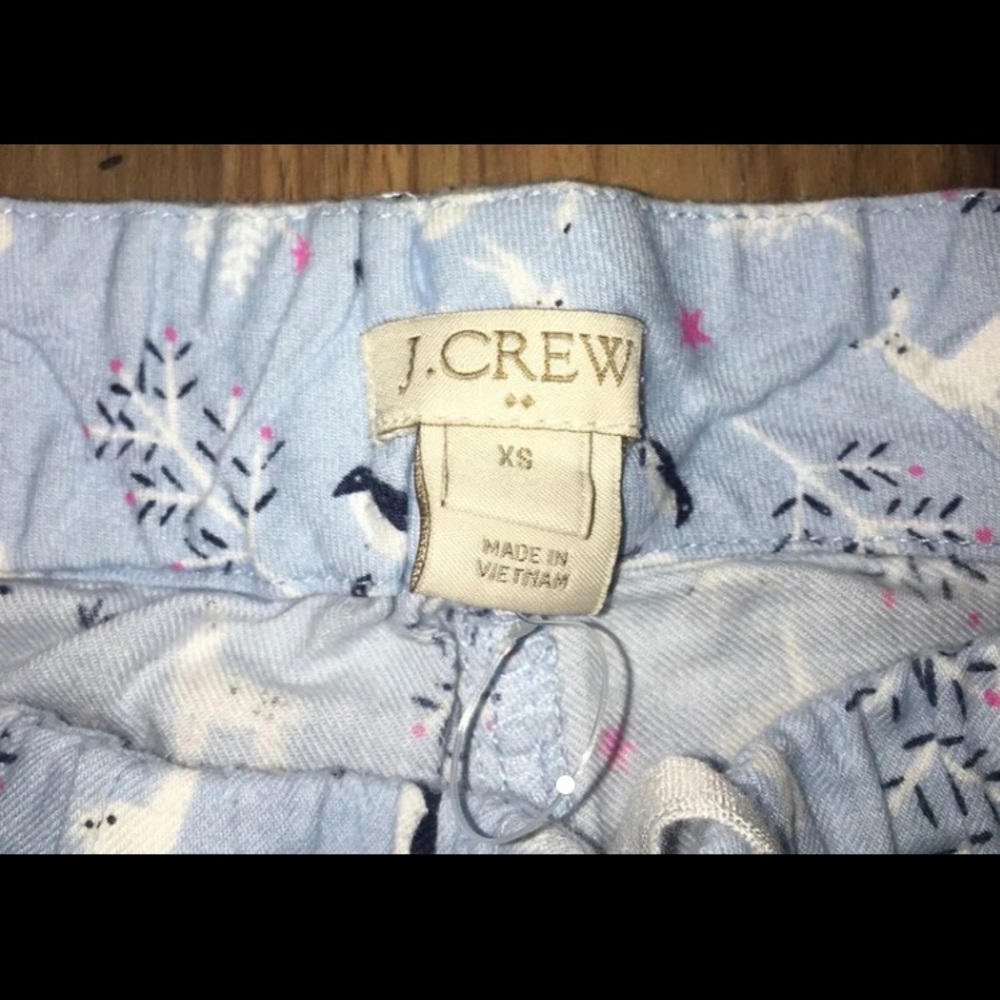 J Crew cute winter pajama pants XS/S - Picture 4 of 4
